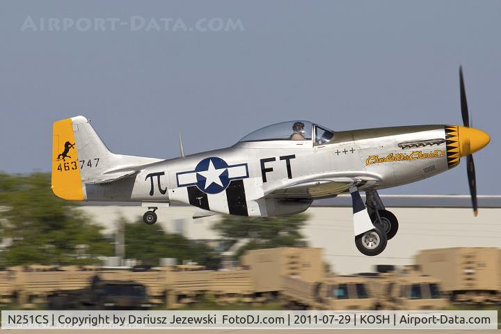 N251CS, North American F-51D Mustang C/N 44-74977N, North American F-51D Mustang “Charlotte's Chariot II” CN 44-74977N, N251CS