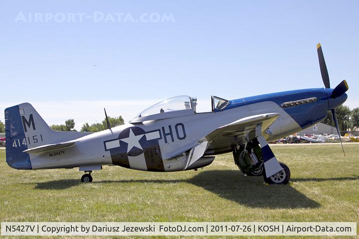 N5427V, 1944 North American F-51D Mustang C/N 44-72942, North American F-51D Mustang Petie 2nd CN 44-72942, NL5427V