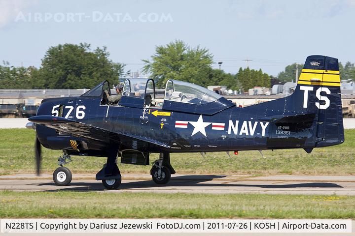 N228TS, 1954 North American T-28D Trojan C/N 200-422, North American NA-200 Trojan CN 200-422, NX228TS