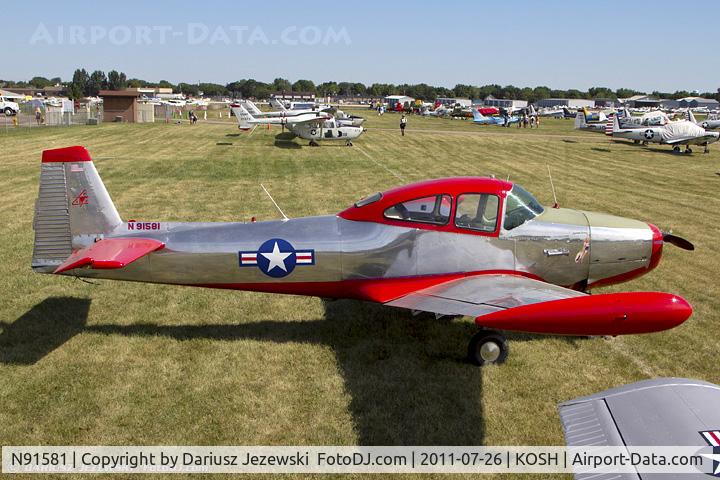 N91581, 1946 North American Navion (NA-145) C/N NAV-4-362, North American Navion CN NAV-4-362, N91581
