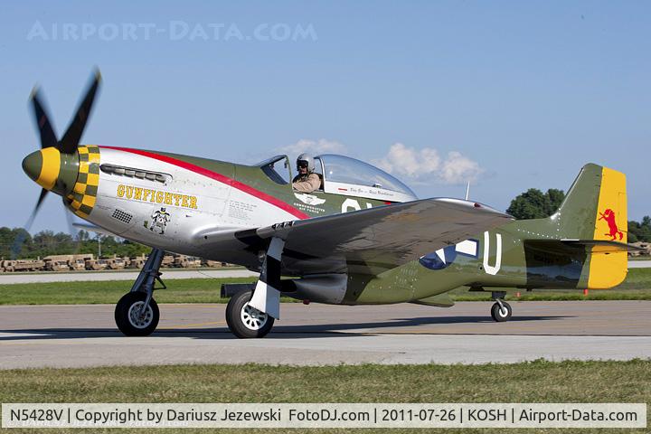 N5428V, 1944 North American P-51D Mustang C/N 122-39723, North American P-51D Mustang Gunfighter CN 122-39723, N5428V