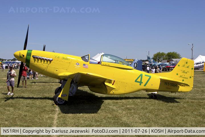 N51RH, North American P-51D Mustang C/N 44-74739, North American P-51D Mustang Ole Yeller CN 44-74739, N51RH