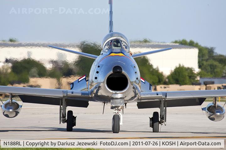 N188RL, 1952 North American F-86F Sabre C/N 191-682, North American F-86F (CWF86-F-30-NA) Sabre Smokey CN 524986CW, NX188RL