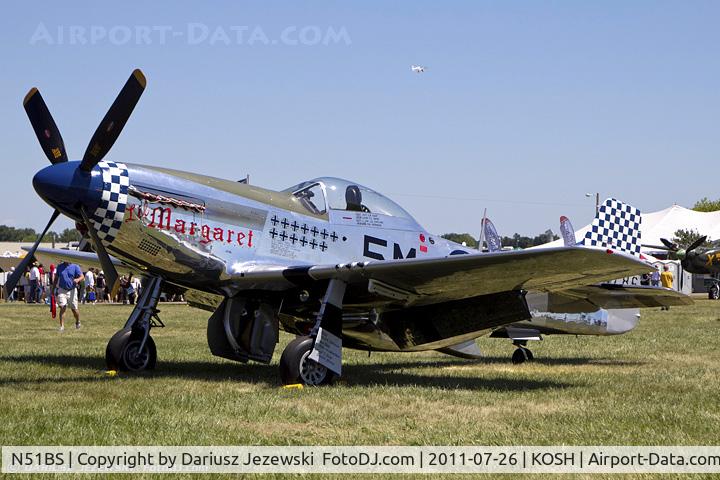 N51BS, 1958 North American P-51D Mustang C/N 44-73822, North American P-51D Mustang Lil Margaret CN 44-73822, N51BS