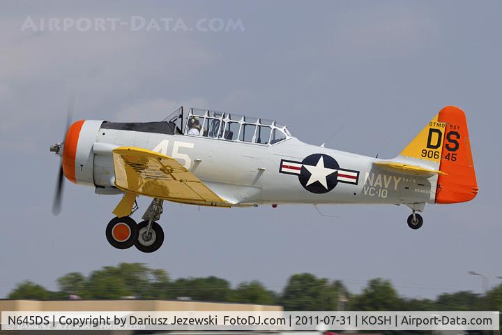 N645DS, 1944 North American SNJ-5 Texan Texan C/N 88-17678, North American SNJ-5 Texan CN 88-17678, N645DS