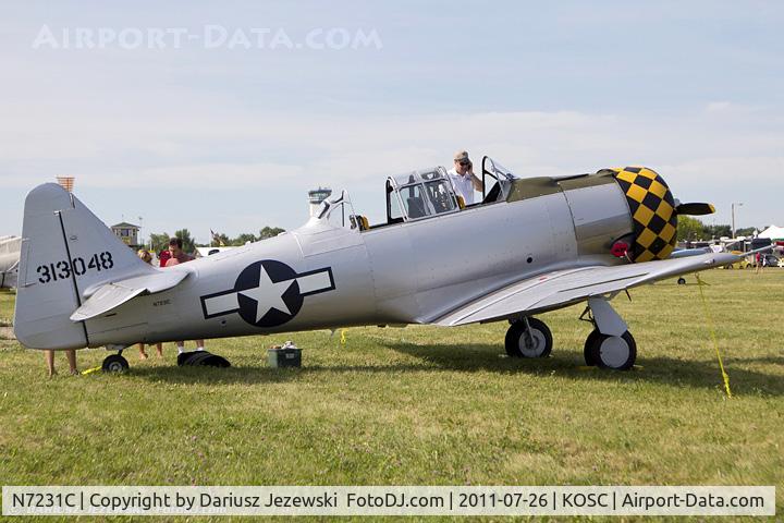 N7231C, 1944 North American AT-6D Texan C/N 121-42228, North American AT-6D Texan CN 44-81506, N7231C
