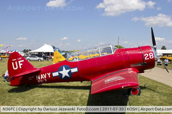 N36FC, 1953 North American AT-6J C/N 51-17179, North American AT-6J Texan CN 51-17179, N36FC