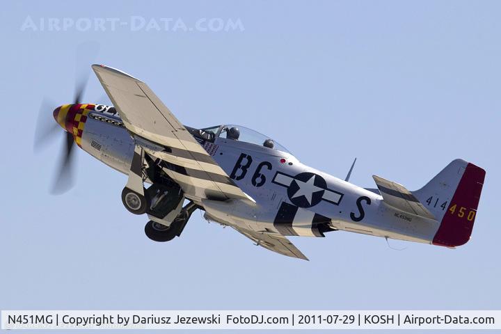 N451MG, 1944 North American P-51D Mustang C/N 44-74774, North American P-51D Mustang Old Crow CN 44-74774, NL451MG