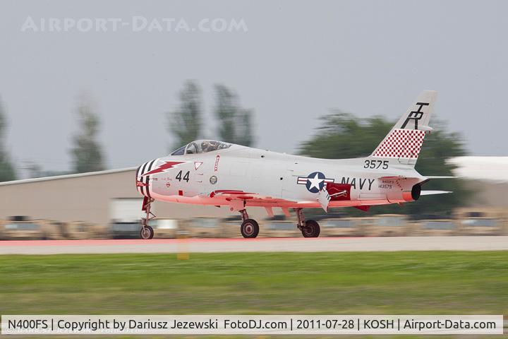 N400FS, 1958 North American AF-1E Fury C/N 244-83, North American FJ-4B Fury CN 143575 - Dr. Rich Sugden, N400FS