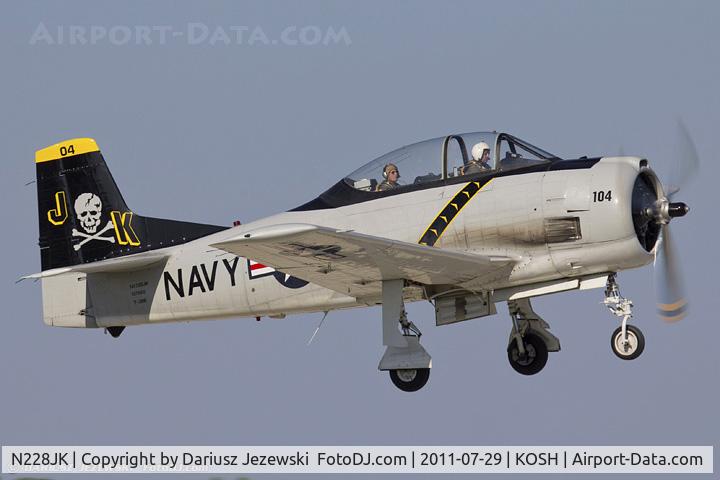N228JK, 1955 North American T-28B Trojan C/N 200-31 (137668), North American T-28B Trojan CN 137668, NX228JK