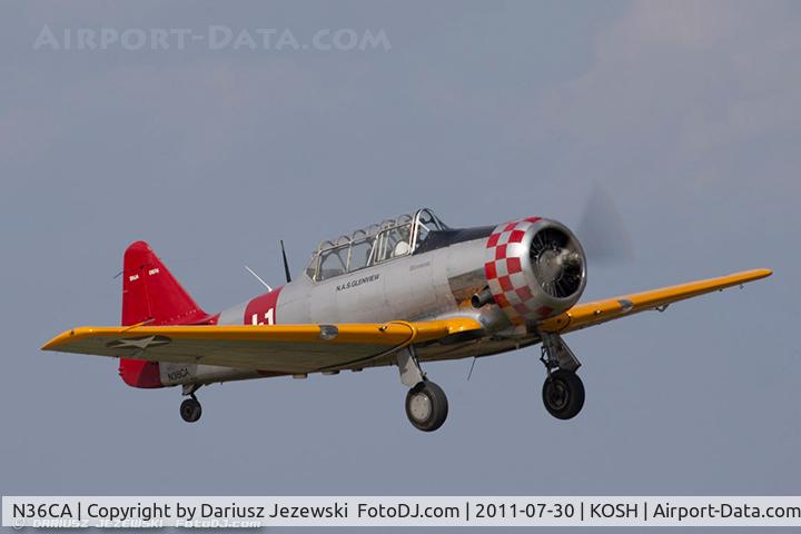 N36CA, North American AT-6D Texan C/N 88-10677, North American AT-6D Texan CN 88-10677, N36CA