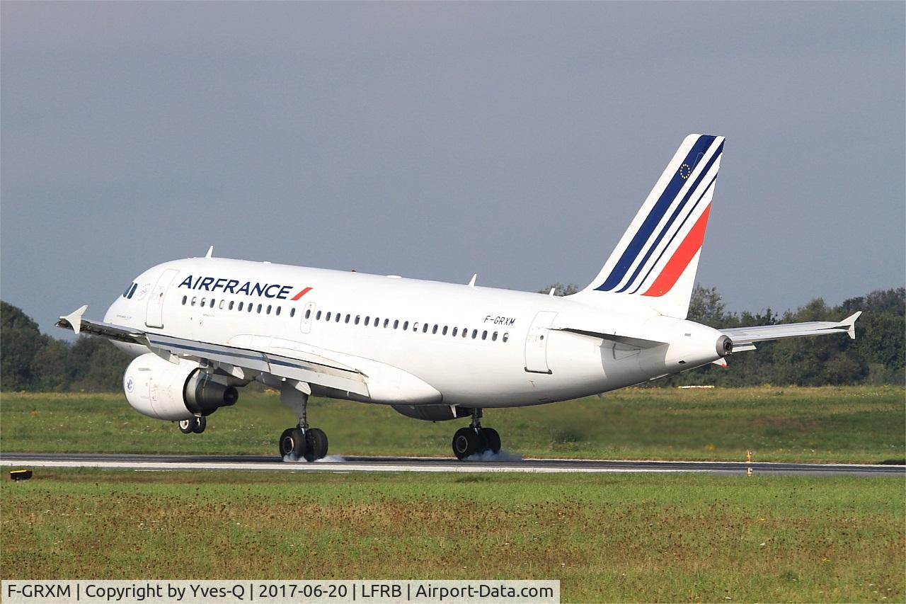 F-GRXM, 2006 Airbus A319-111 C/N 2961, Airbus A319-115LR, Landing rwy 25L, Brest-Bretagne airport (LFRB-BES)