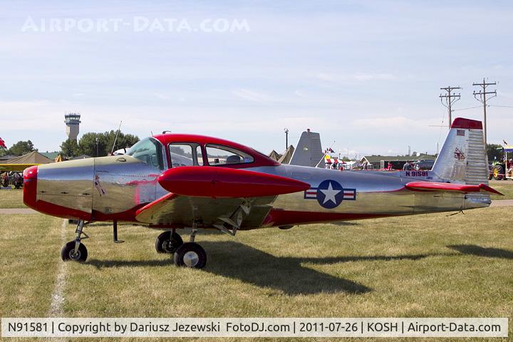 N91581, 1946 North American Navion (NA-145) C/N NAV-4-362, North American Navion CN NAV-4-362, N91581