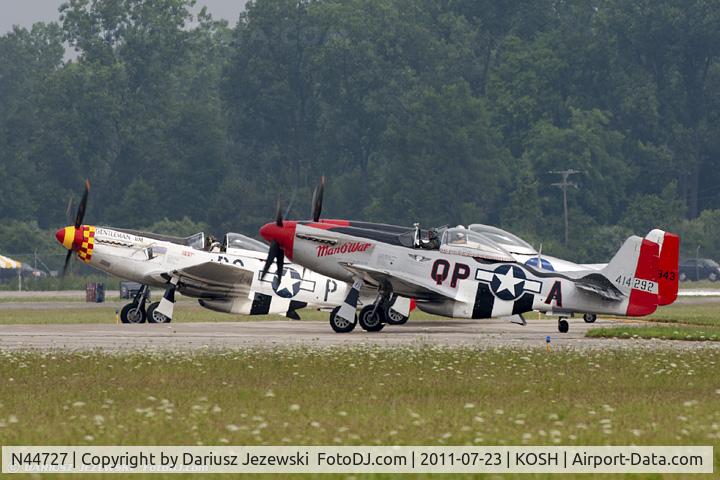N44727, 1944 North American P-51D Mustang C/N 122-39198, North American P-51D Mustang N44727