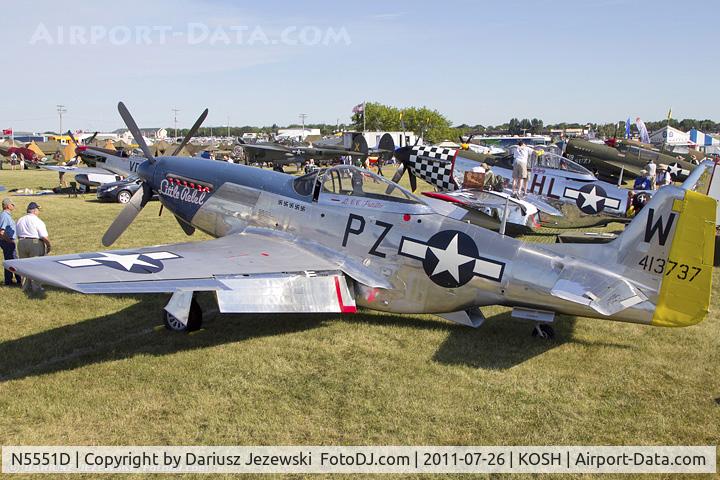 N5551D, North American P-51D Mustang C/N 124-48258 (45-11495), North American P-51D Mustang Little Rebel CN 45-11495, N5551D