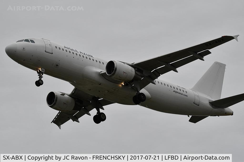 SX-ABX, 1994 Airbus A320-212 C/N 427, Olympus Airways - Aigle Azur ZI738 from Algiers (ALG) landing runway 23