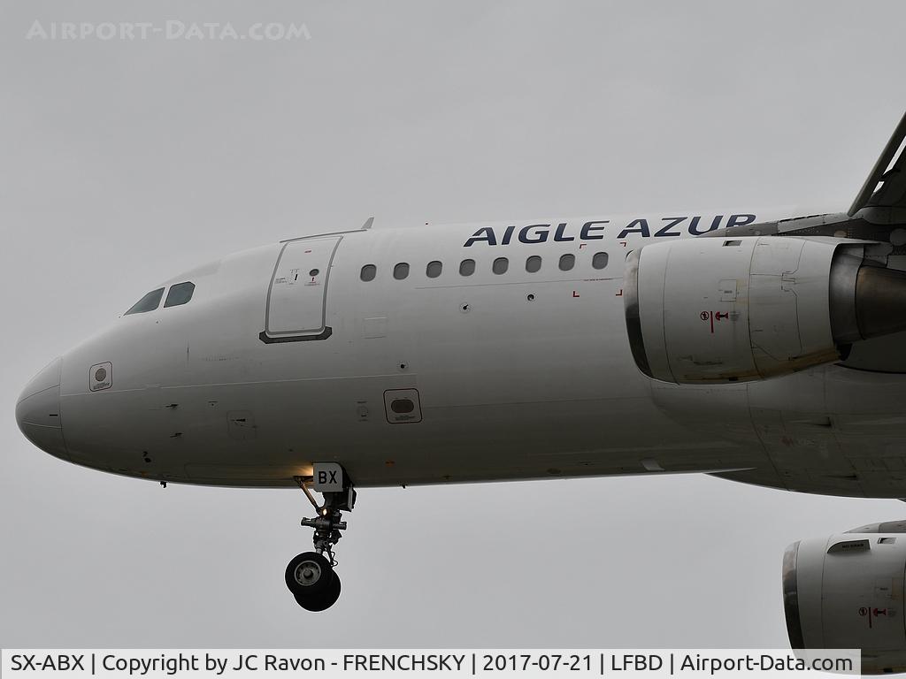 SX-ABX, 1994 Airbus A320-212 C/N 427, Olympus Airways - Aigle Azur ZI738 from Algiers (ALG) landing runway 23