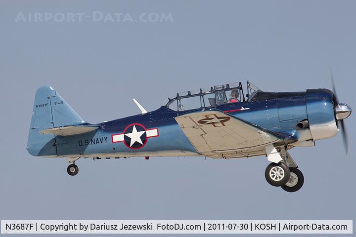 N3687F, 1958 North American SNJ-5 Texan Texan C/N 88-15902, North American SNJ-5 Texan CN 88-15902, N3687F