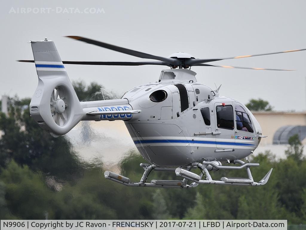 N9906, 2013 Eurocopter EC-135T-2+ C/N 1134, WALKYRIE EUROPE take off to Cheval Blanc wine castle