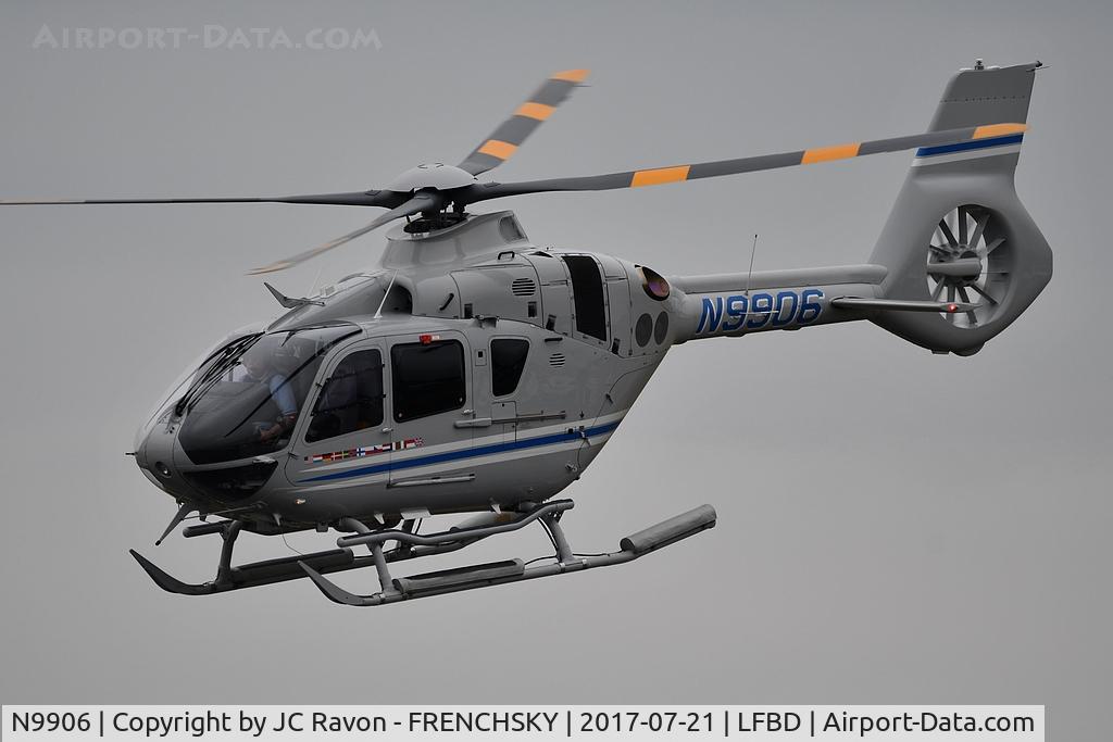 N9906, 2013 Eurocopter EC-135T-2+ C/N 1134, WALKYRIE EUROPE take off to Cheval Blanc wine castle