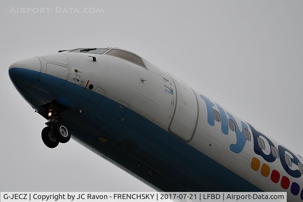 G-JECZ, 2007 De Havilland Canada DHC-8-402Q Dash 8 C/N 4179, Flybe BE3254 landing 23 from Southampton (SOU)