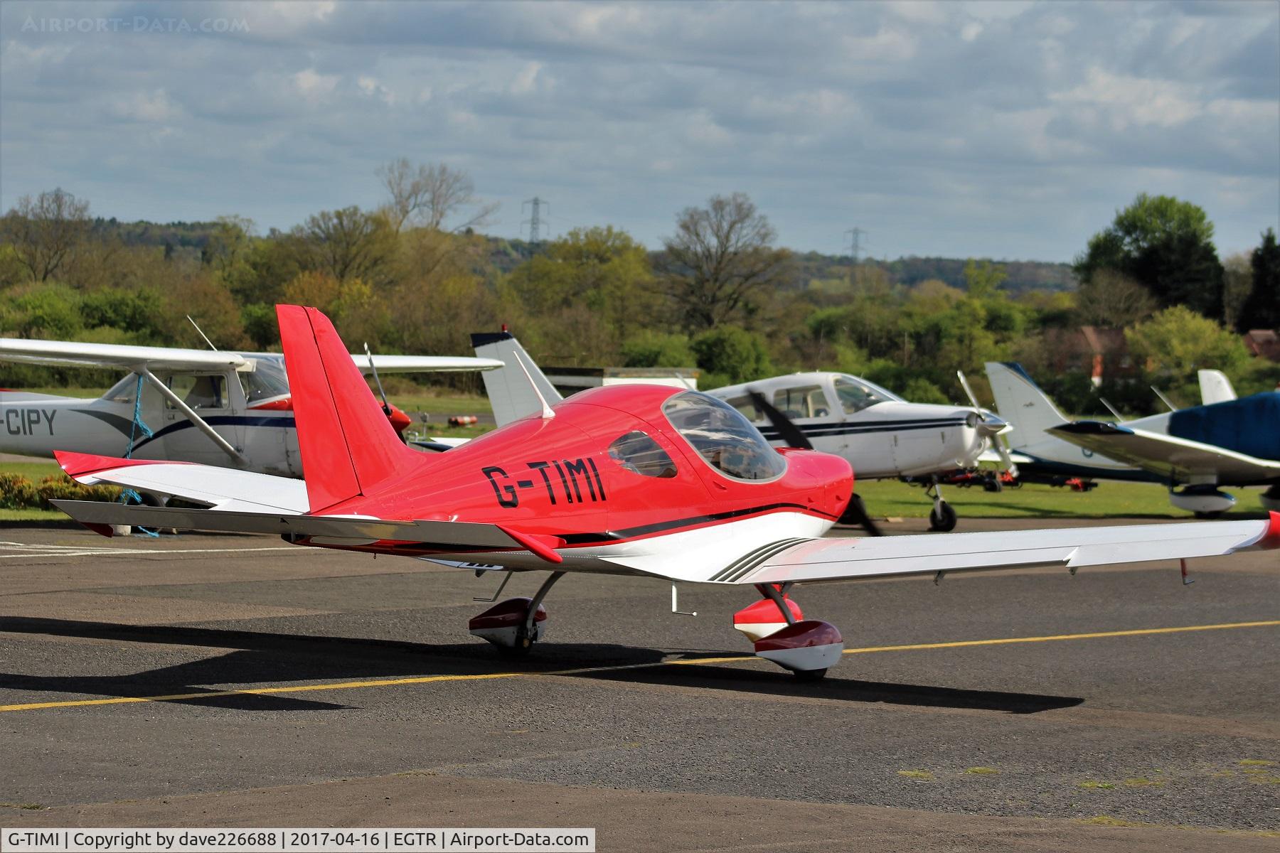 G-TIMI, 2016 BRM Aero Bristell NG5 Speed Wing C/N LAA 385-15295, G TIMI after doing a few circuits at Elstree
