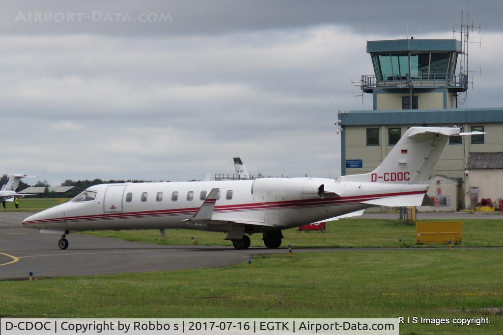 D-CDOC, 1998 Learjet 45 C/N 45-018, D-CDOC seen at Oxford Kidlington Airport.