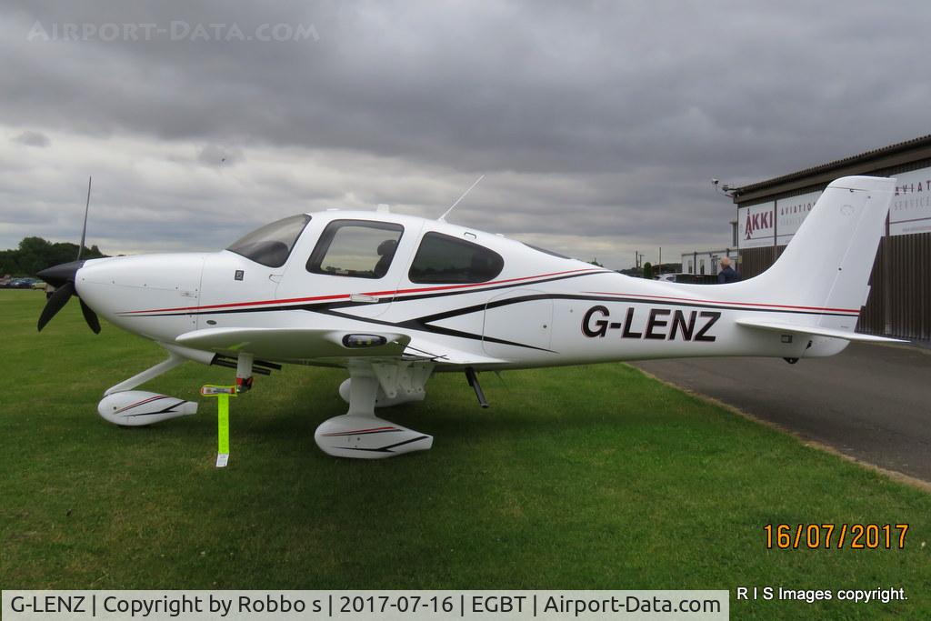 G-LENZ, 2016 Cirrus SR20 C/N 2304, G-LENZ seen at Turweston Airfield.
