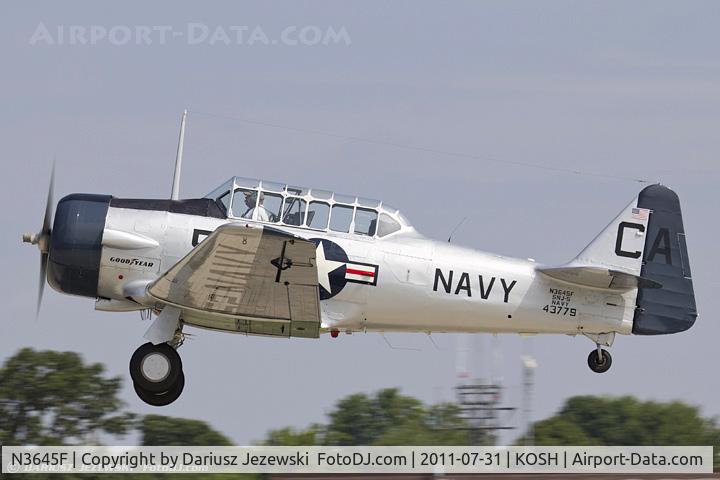 N3645F, 1943 North American SNJ-5 Texan Texan C/N 43779, North American SNJ-5 Texan CN 43779, N3645F