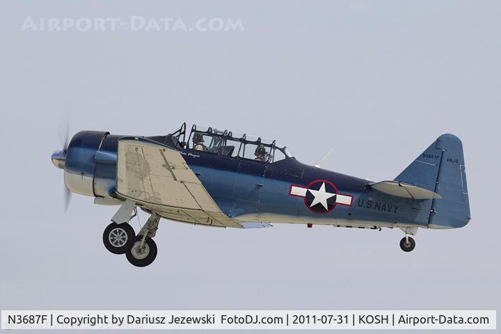 N3687F, 1958 North American SNJ-5 Texan Texan C/N 88-15902, North American SNJ-5 Texan CN 88-15902, N3687F
