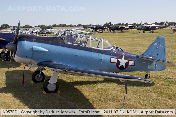 N957ED, 1944 North American SNJ-5 Texan C/N 88-17088, North American SNJ-5 Texan CN 88-17088, N957ED