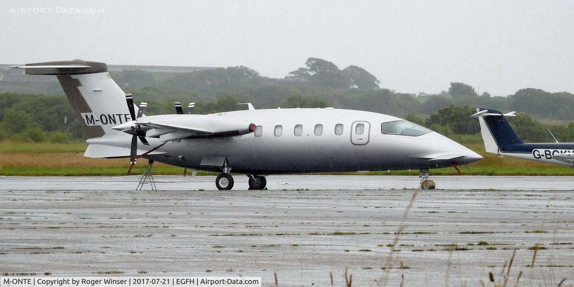 M-ONTE, 2009 Piaggio P-180 Avanti II C/N 1176, Visiting P-180 operated by Scotia Aviation.