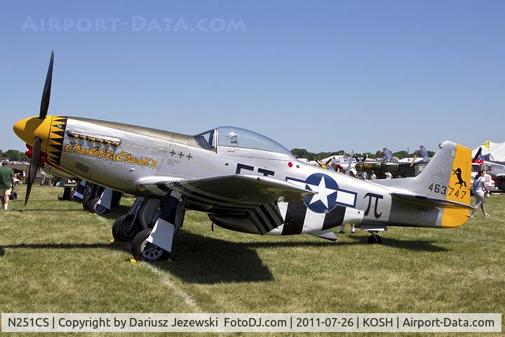 N251CS, North American F-51D Mustang C/N 44-74977N, North American F-51D Mustang “Charlotte's Chariot II” CN 44-74977N, N251CS