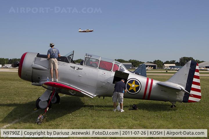 N9790Z, North American/victoria Mnt Lt AT-6A C/N 3048, North American AT-6A Texan CN 3048, N9790Z