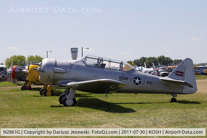 N2861G, North American SNJ-6 Texan C/N 121-43120, North American SNJ-6 Texan CN 112157, N2861G