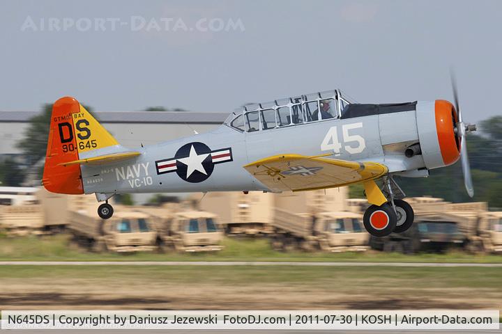 N645DS, 1944 North American SNJ-5 Texan Texan C/N 88-17678, North American SNJ-5 Texan CN 88-17678, N645DS