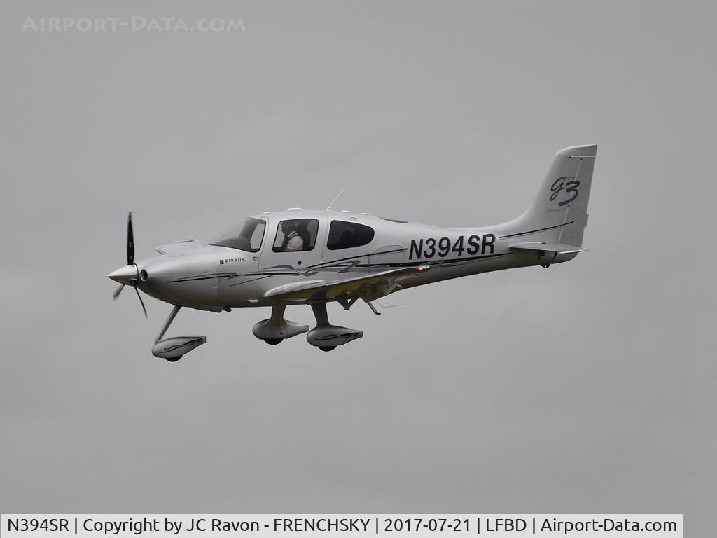 N394SR, 2007 Cirrus SR22 G3 GTS C/N 2709, Cirrus landing runway 23