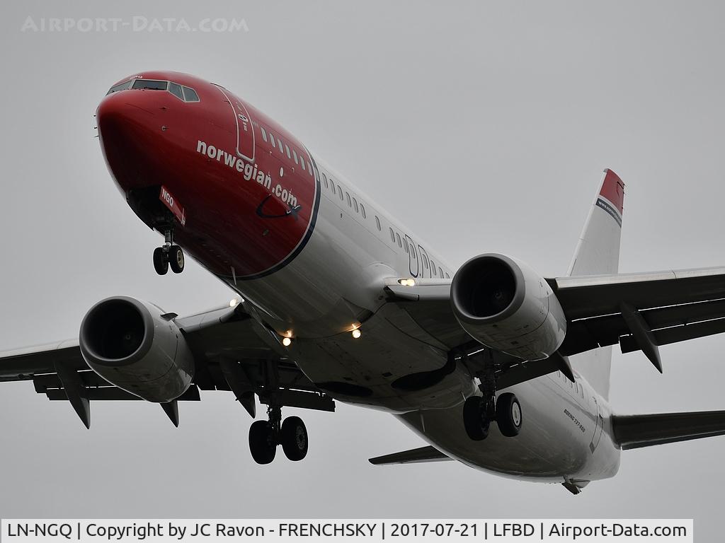 LN-NGQ, 2013 Boeing 737-8JP C/N 39027, Norwegian DY1452 landing runway 23 from Oslo