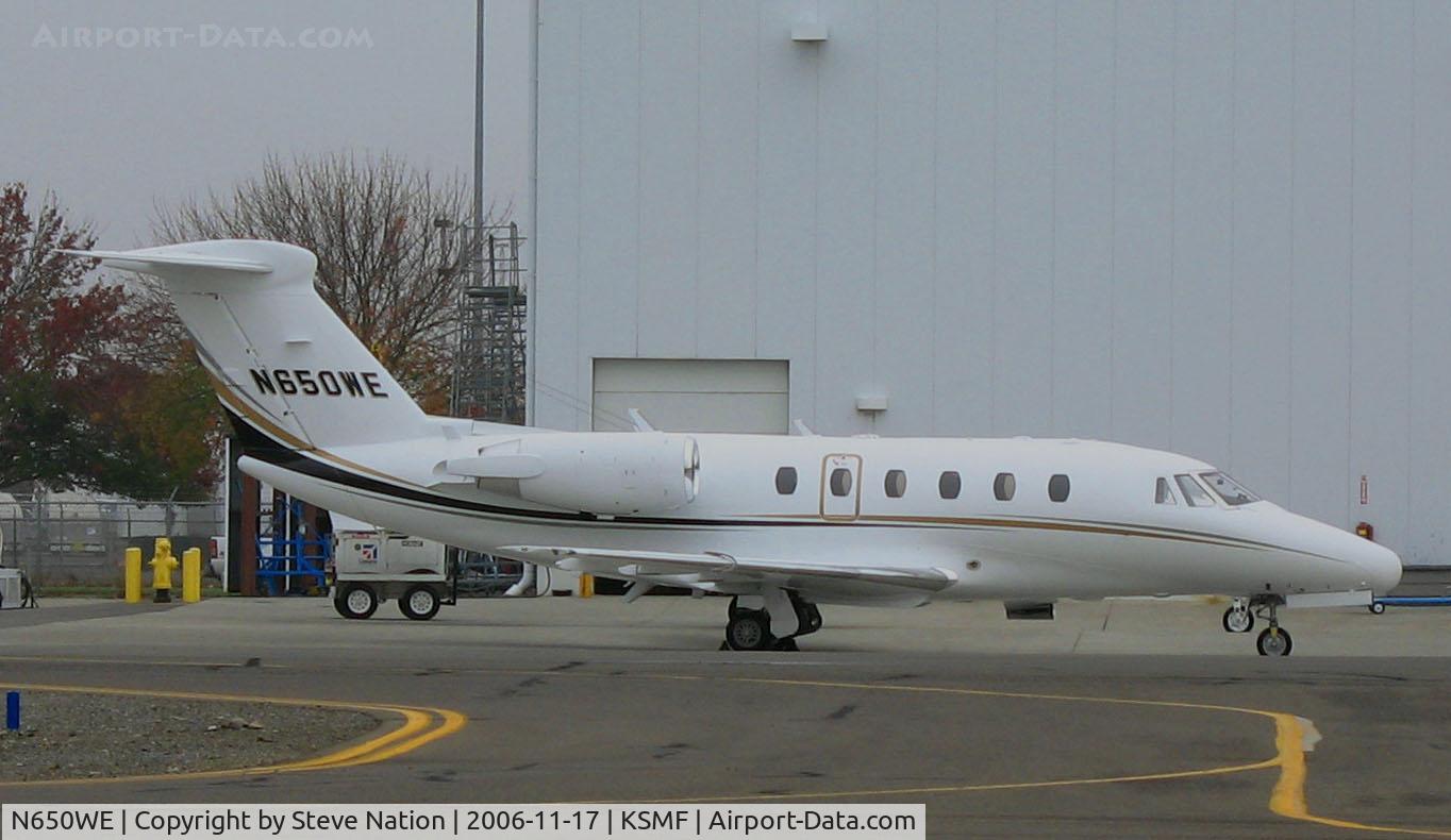 N650WE, 1984 Cessna 650 Citation III C/N 650-0040, Portland, OR-based 1984 Cessna 650 @ Sacramento International Airport, CA Cessna Citation Facility