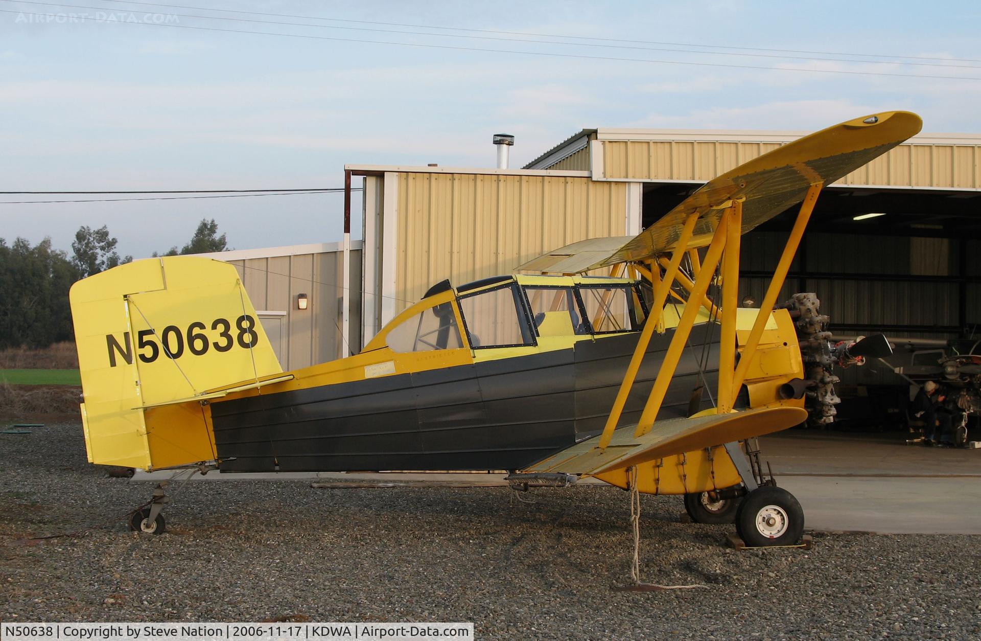 N50638, 1979 Grumman-Schweizer G-164B C/N 531B, 1979 Grumman-Schweizer G-164B two-seater shortly after rebuild and installation of new tank and spray bars @ Yolo County Airport, Woodland, CA