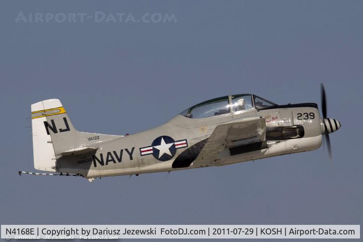 N4168E, 1956 North American T-28C Trojan C/N 252-2, North American T-28C Trojan Sherry Berry CN 146239, NX4168E