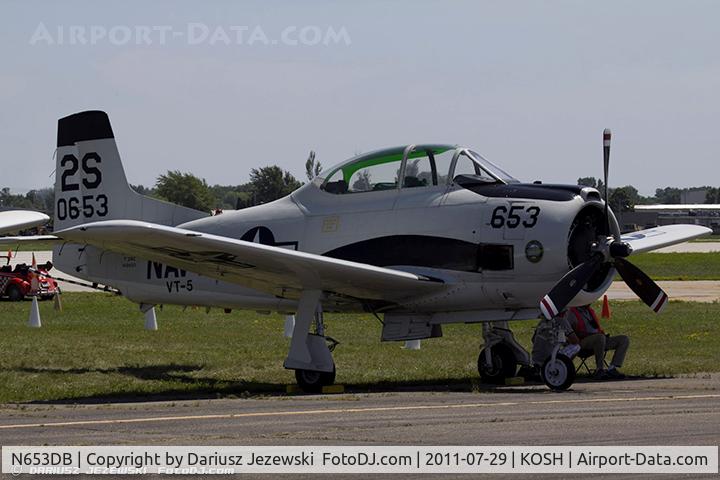 N653DB, 1957 North American T-28C Trojan Trojan C/N 226-230, North American T-28C Trojan CN 140653, N653DB