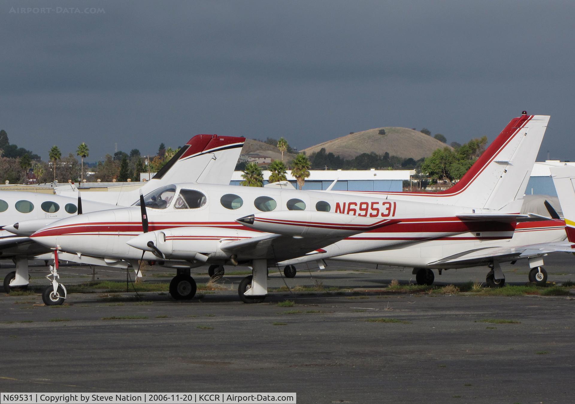 N69531, 1974 Cessna 340 C/N 340-0357, Locally-based 1974 Cessna 340 on Sterling Aviation ramp @ Buchanan Field, Concord, CA