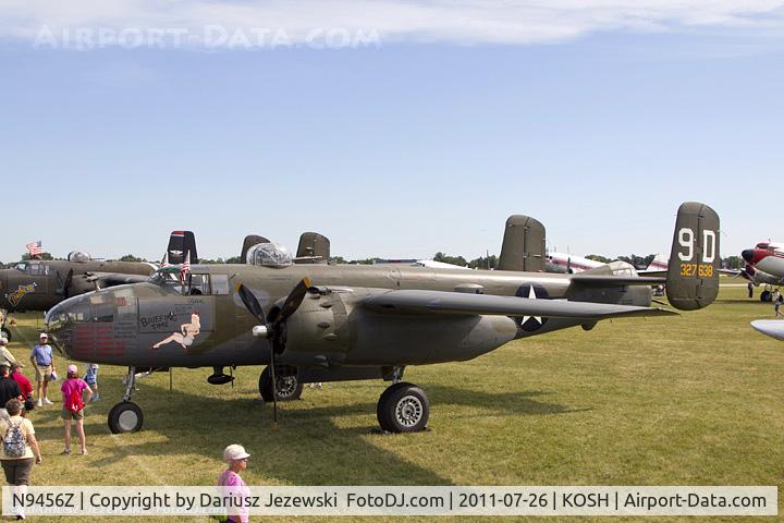 N9456Z, 1943 North American TB-25N Mitchell C/N 108-33214, North American TB-25N Mitchell Briefing Time CN 44-29939 N9456Z