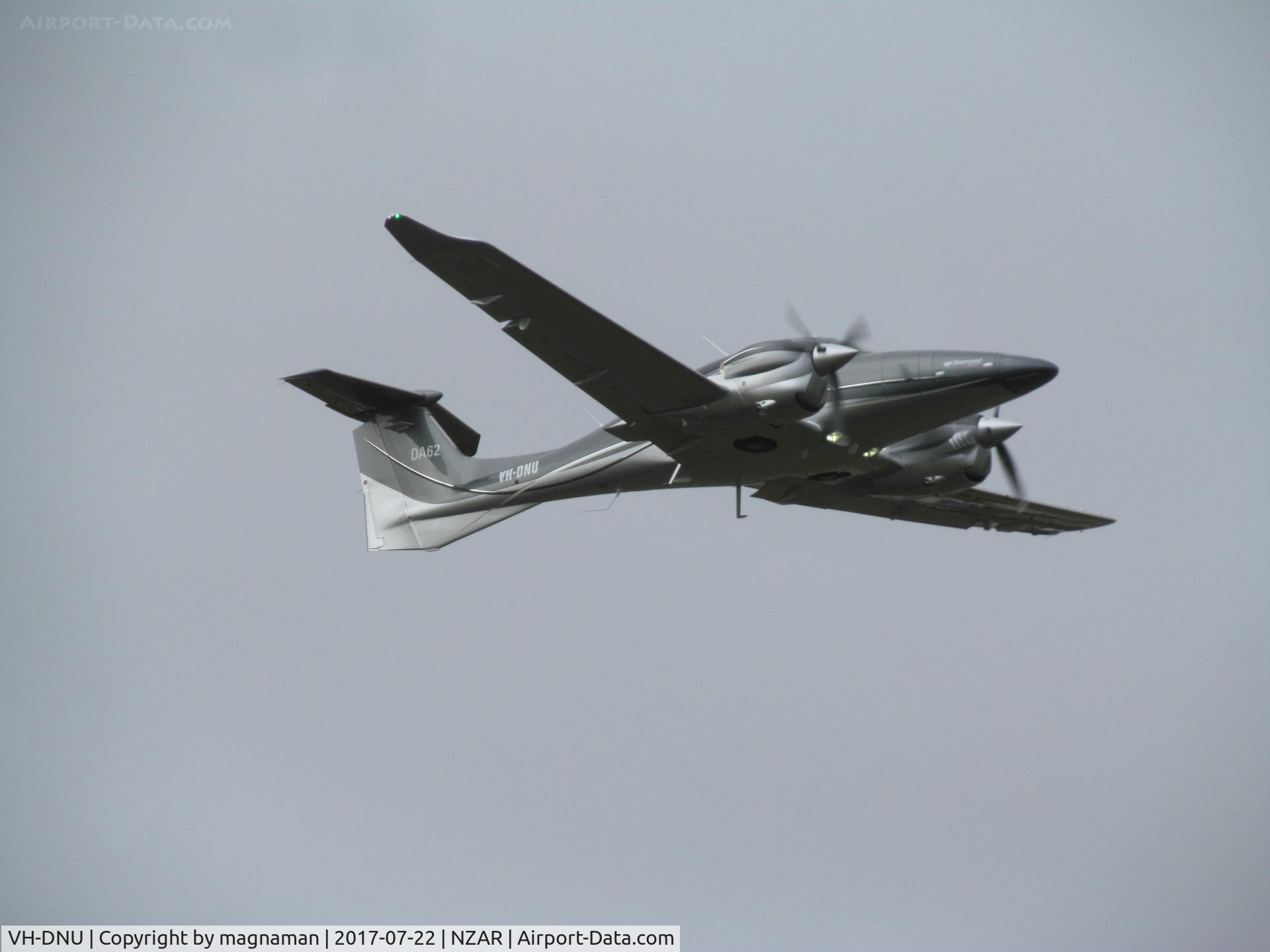 VH-DNU, 2016 Diamond DA-62 C/N 62.027, touch and go's
