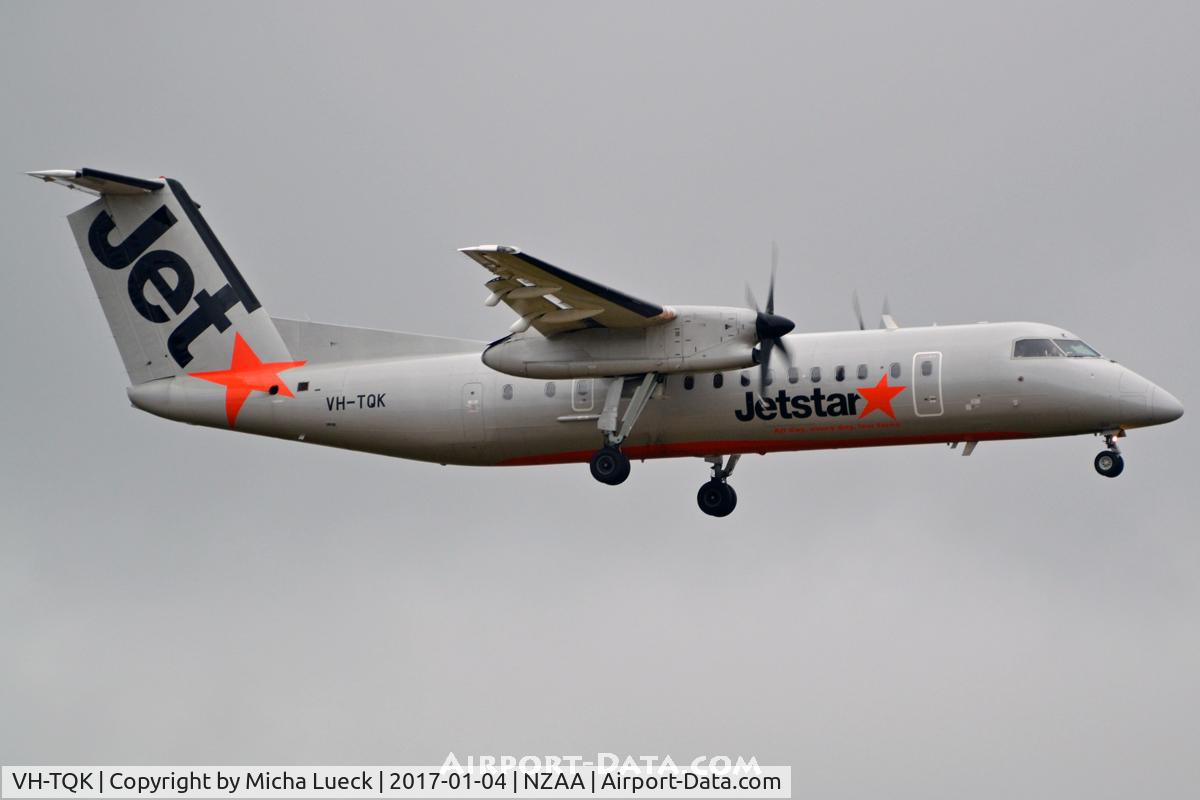 VH-TQK, 2004 De Havilland Canada DHC-8-315Q Dash 8 C/N 600, At Auckland