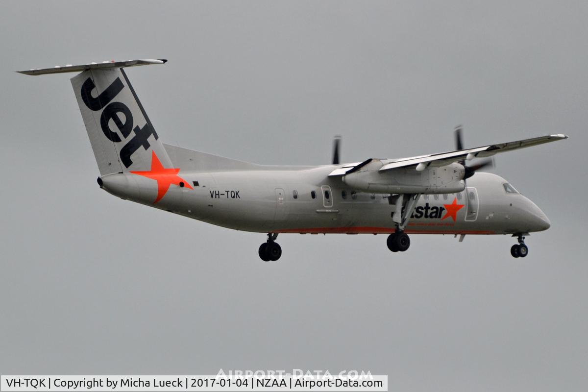 VH-TQK, 2004 De Havilland Canada DHC-8-315Q Dash 8 C/N 600, At Auckland