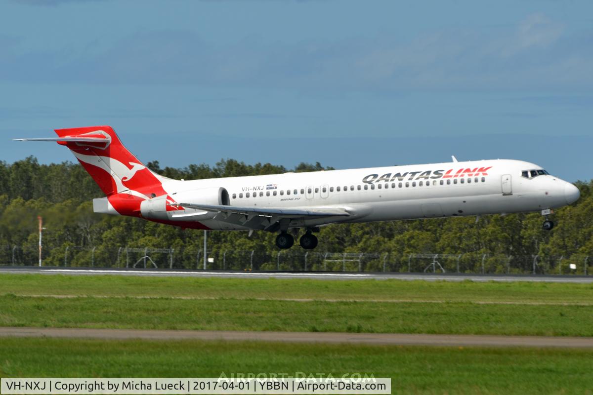 VH-NXJ, 2003 Boeing 717-200 C/N 55166, At Brisbane