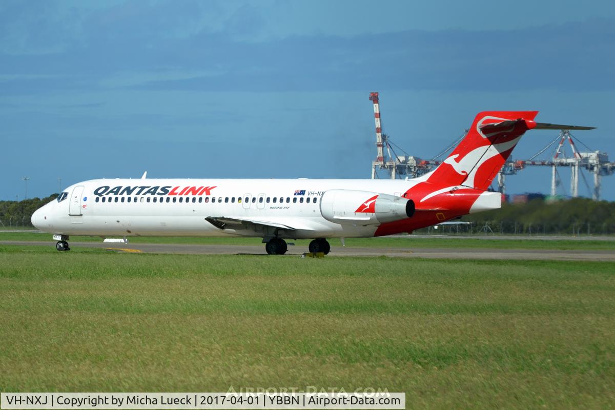 VH-NXJ, 2003 Boeing 717-200 C/N 55166, At Brisbane