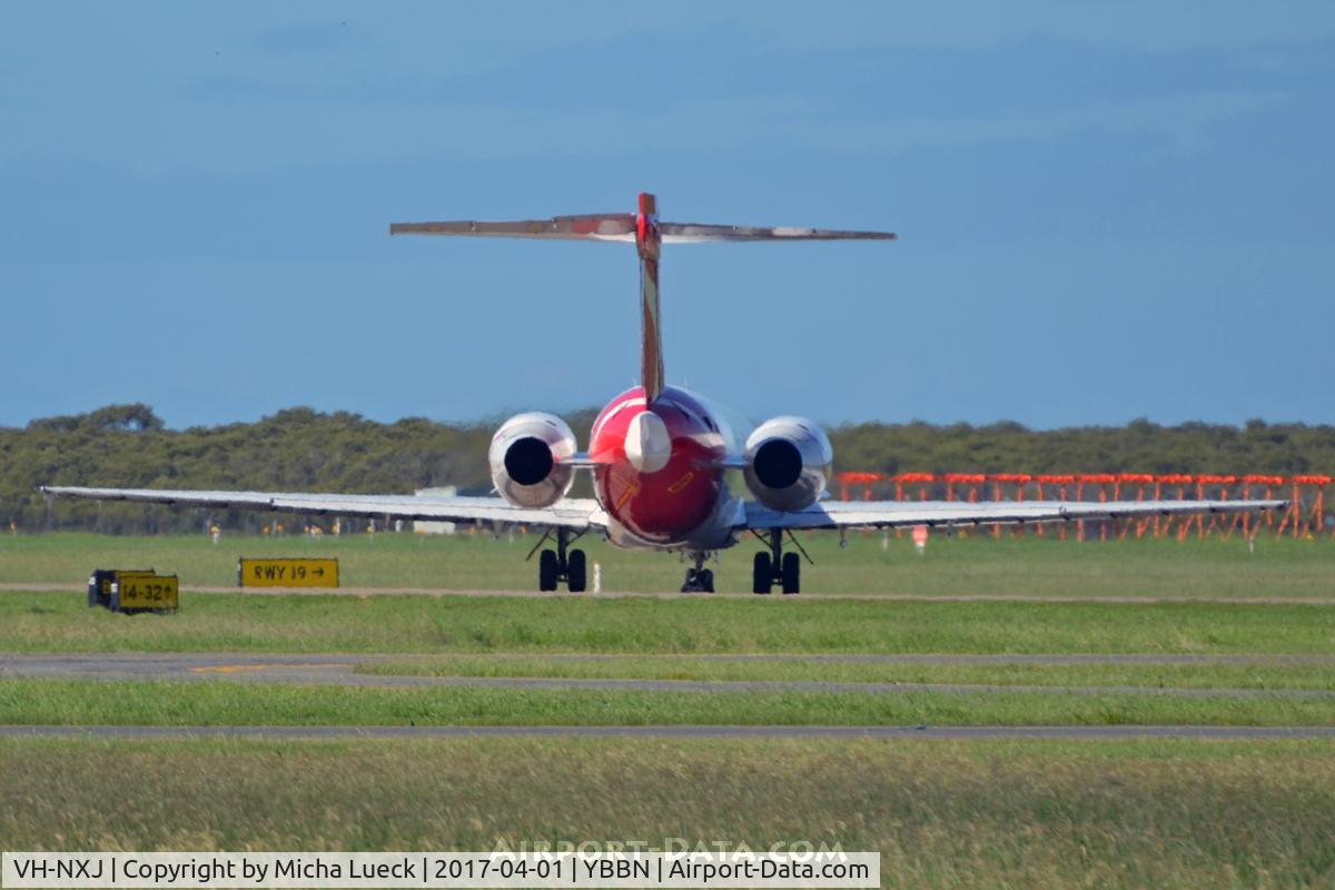 VH-NXJ, 2003 Boeing 717-200 C/N 55166, At Brisbane